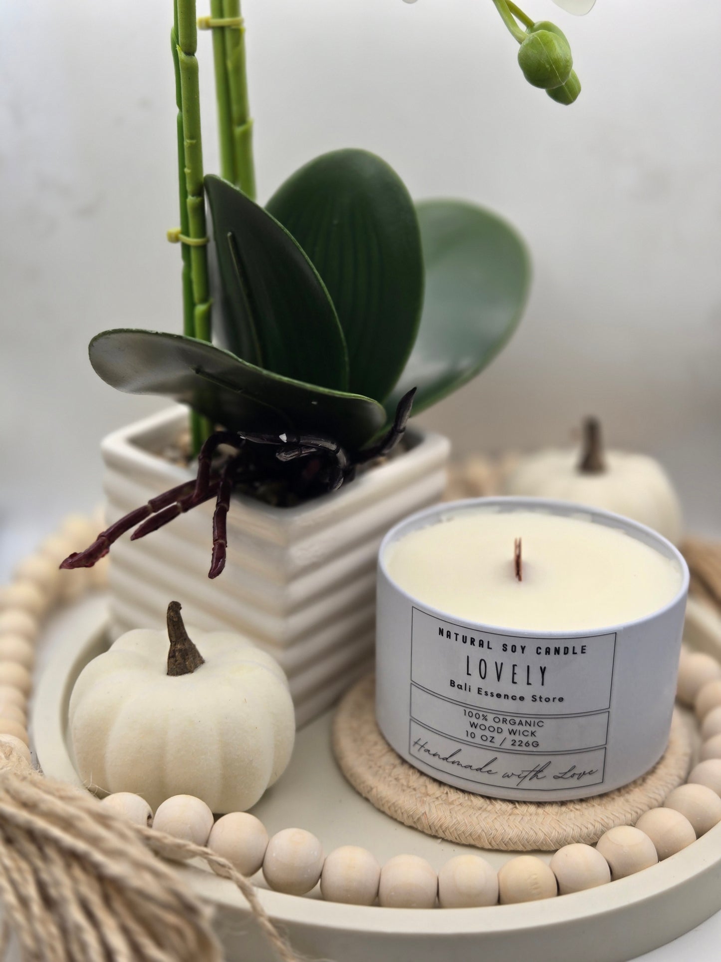 Lovely 10oz Soy Candle - Passionfruit, Pineapple, Peony, and Jasmine scents