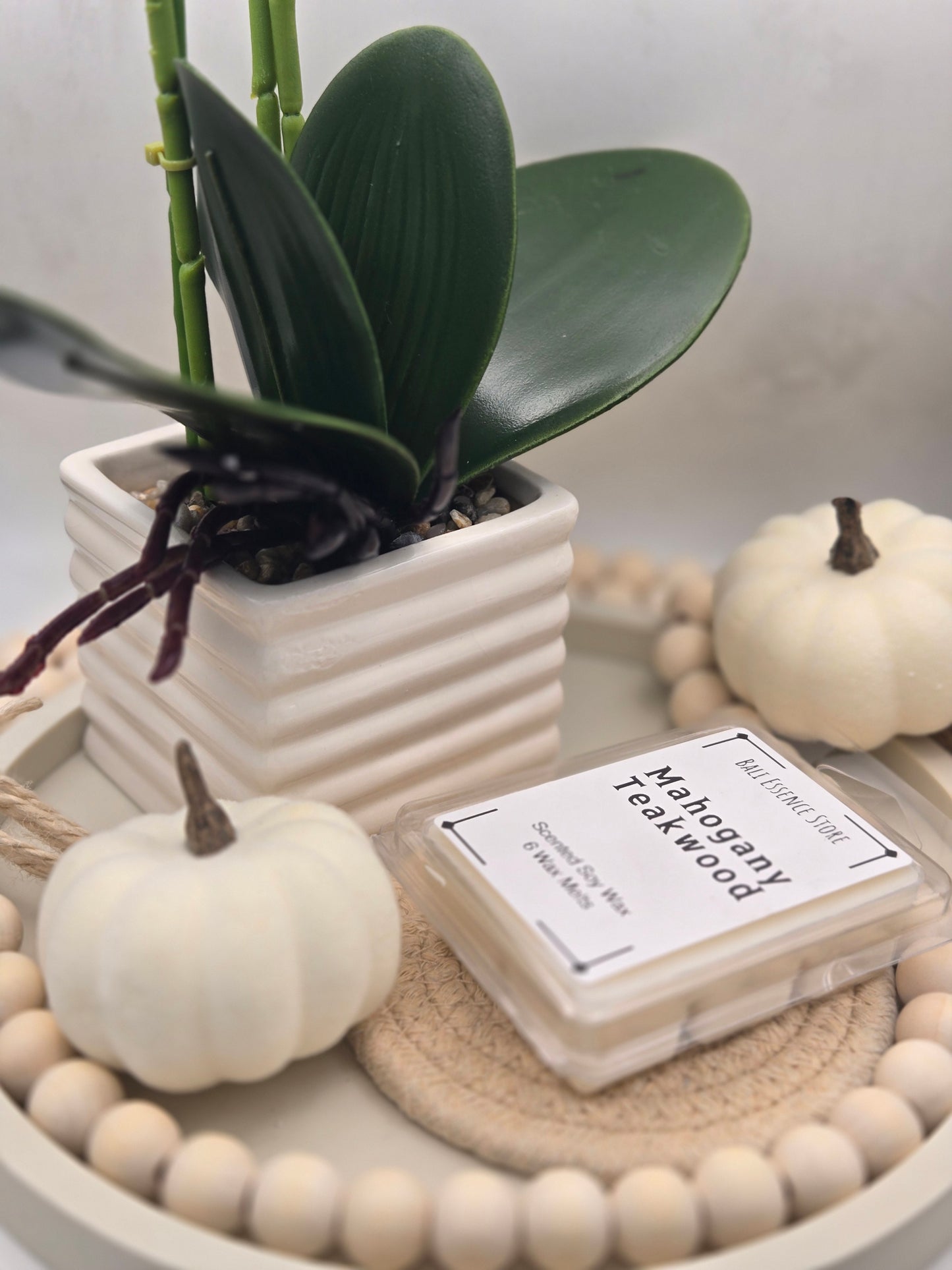 Mahogany Wax Melt - Rose, Sandalwood, Musk, Mahogany, and Patchouli scents