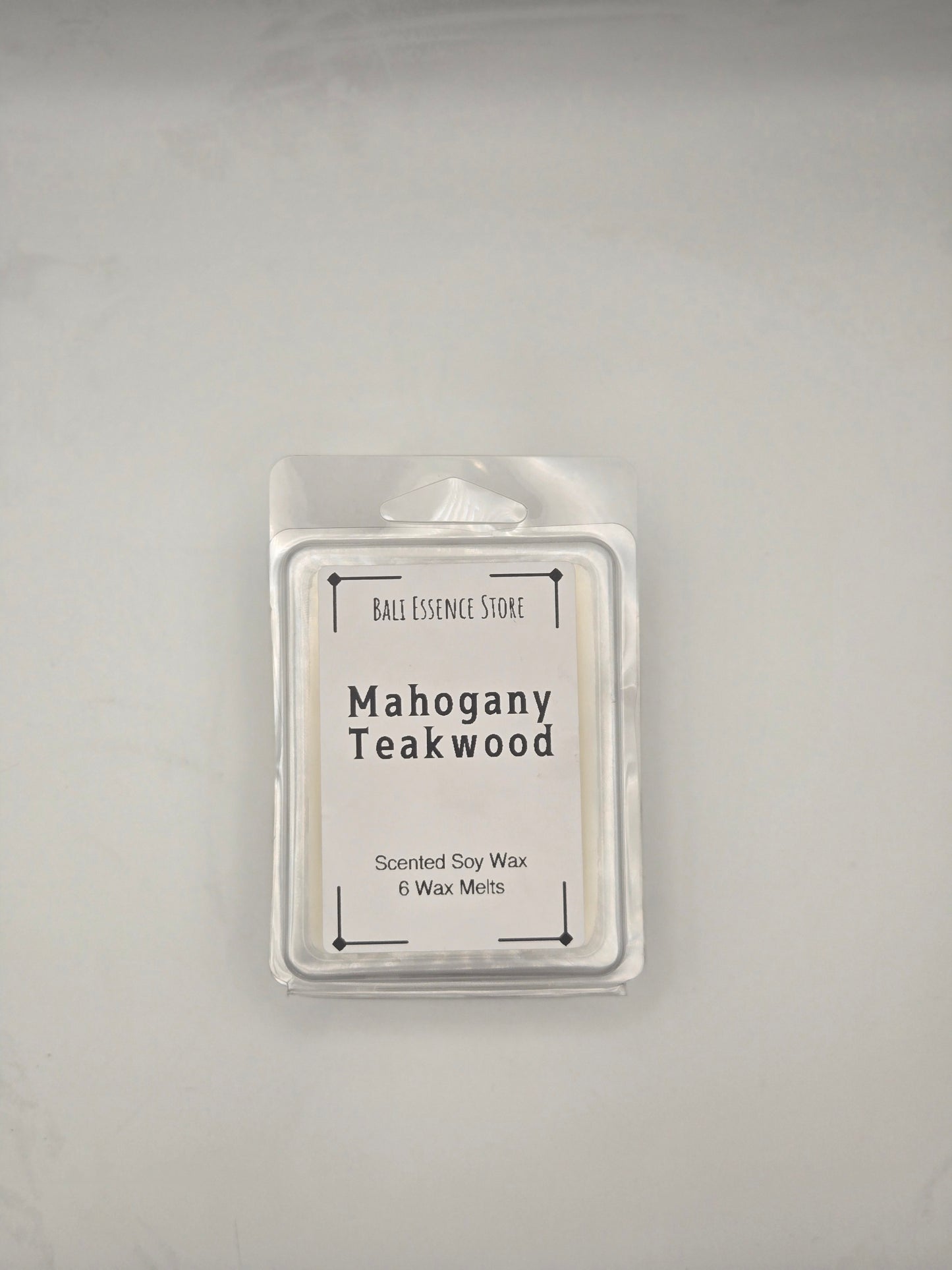 Mahogany Wax Melt - Rose, Sandalwood, Musk, Mahogany, and Patchouli scents