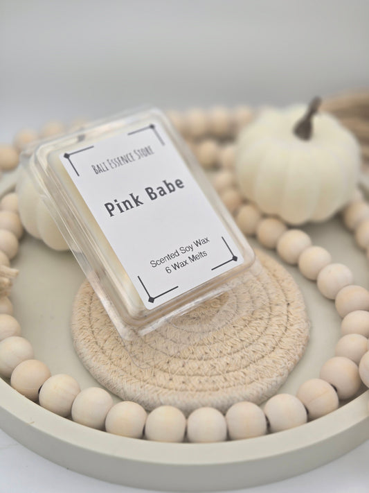 Pink Babe Wax Melt -Jasmine and Chiffon Musk scent